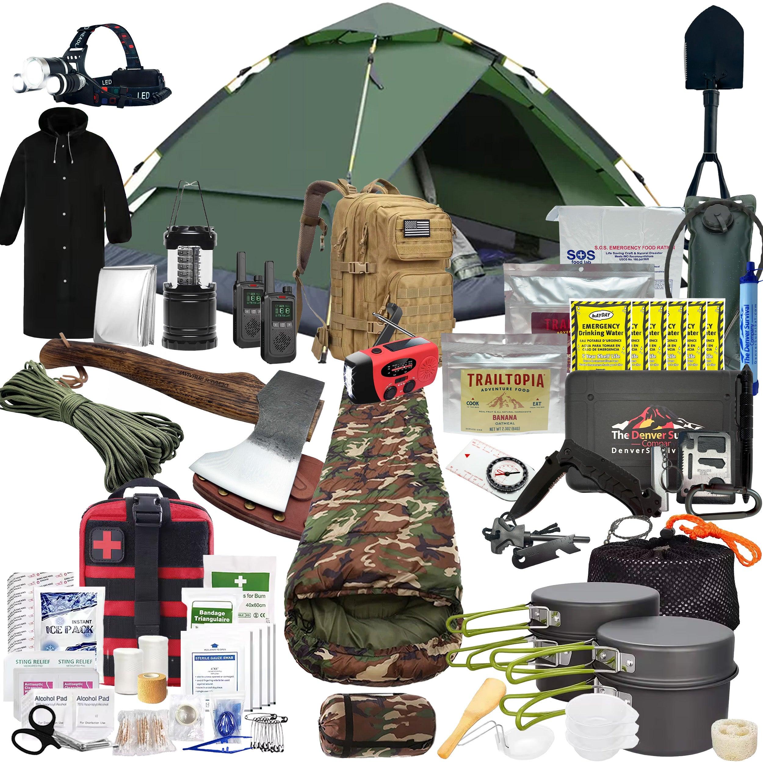 1 Person 72 Hour Survival Bags with Survival Backpack - Image 8