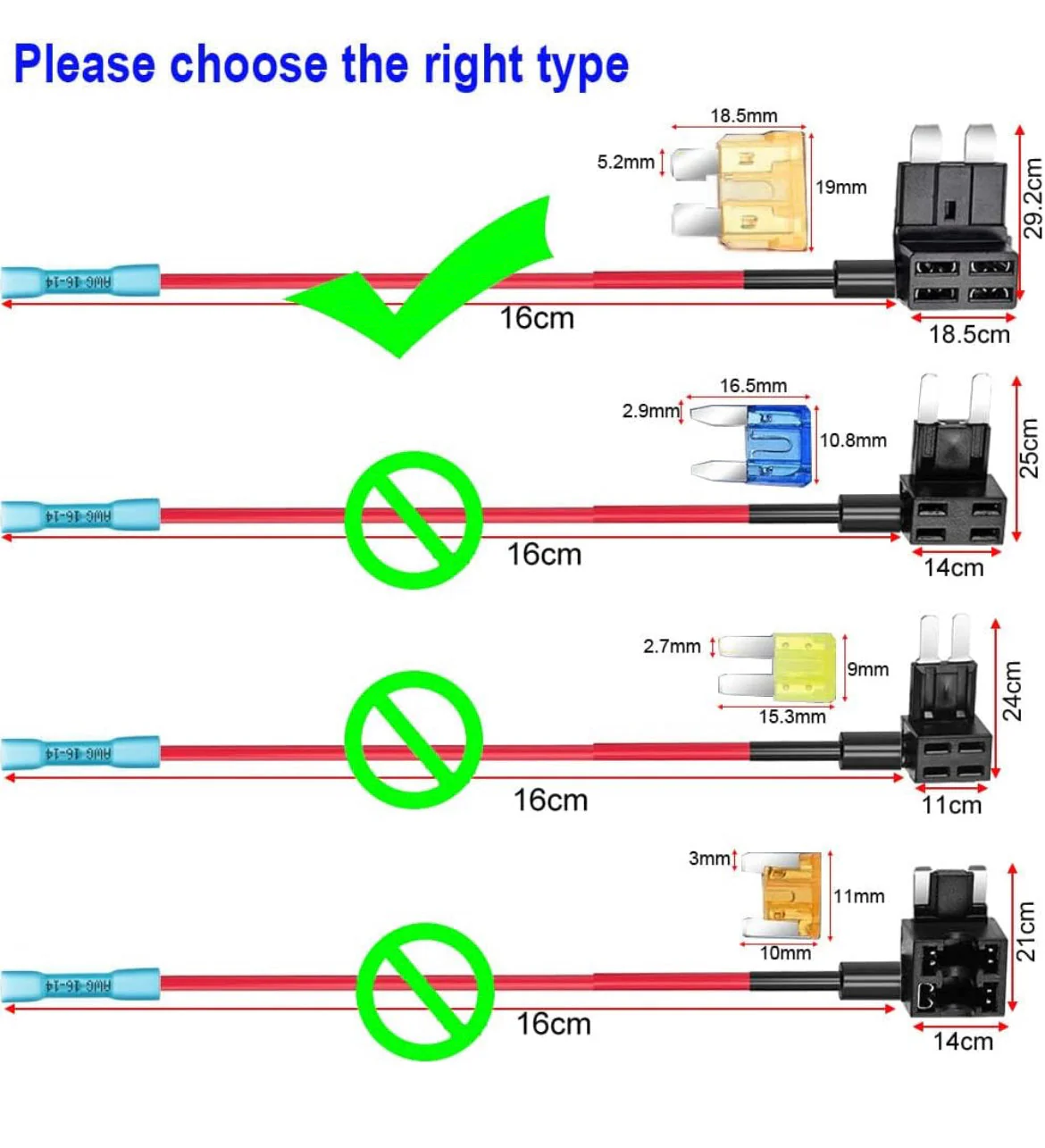 12V ADD A FUSE KIT FUSE - LO PROFILE MINI BLADE FUSE - Image 2