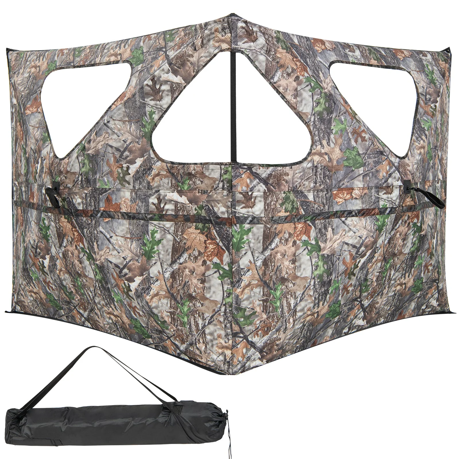 2-Panel Hunting Ground Blind Pop Up Fence with 3 Shoot Through Ports - Image 3