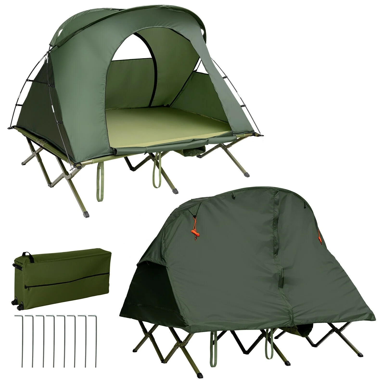 2-Person Outdoor Camping Tent with External Cover - Image 7