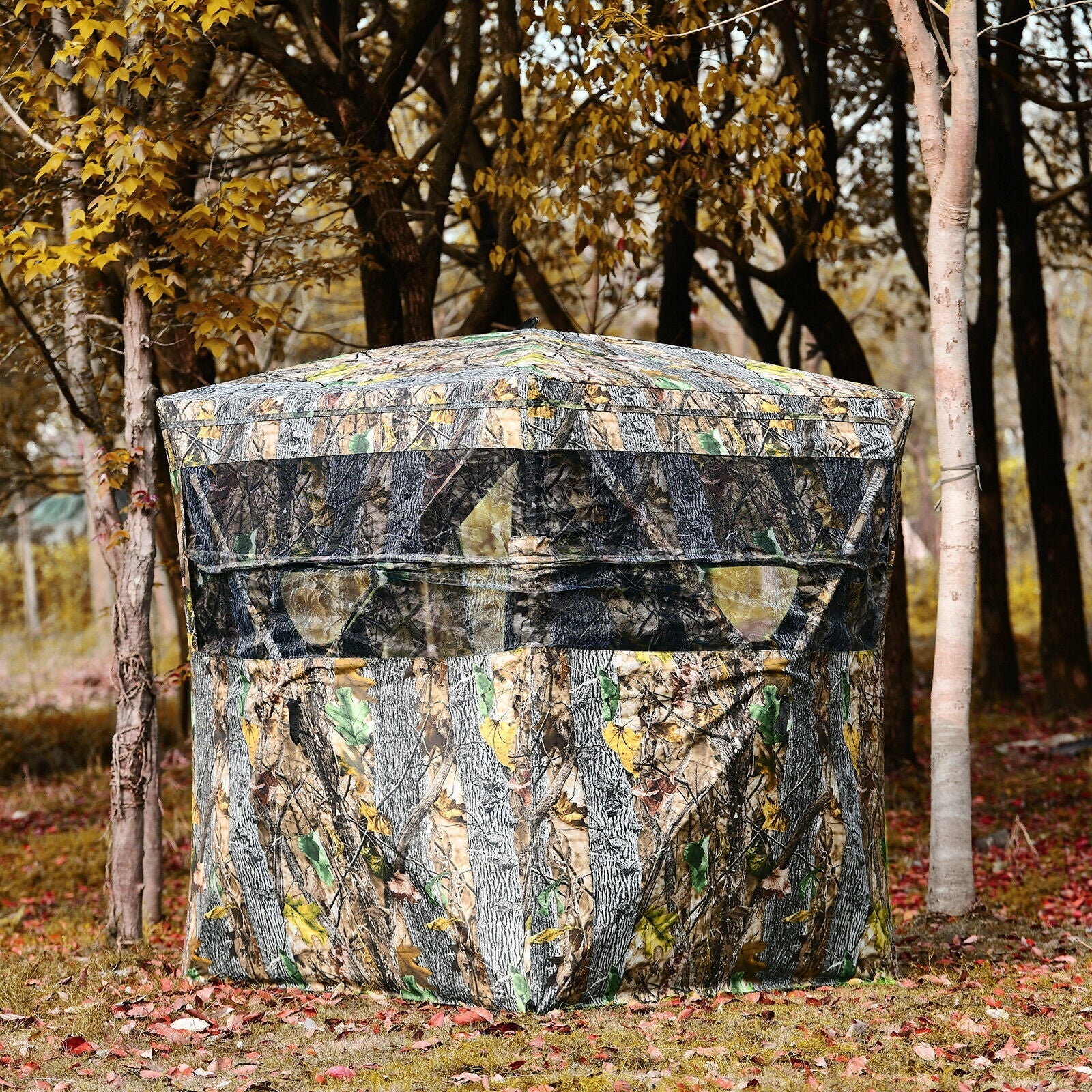 3 Person Portable Surround View Tent with Slide Mesh Window - Image 8