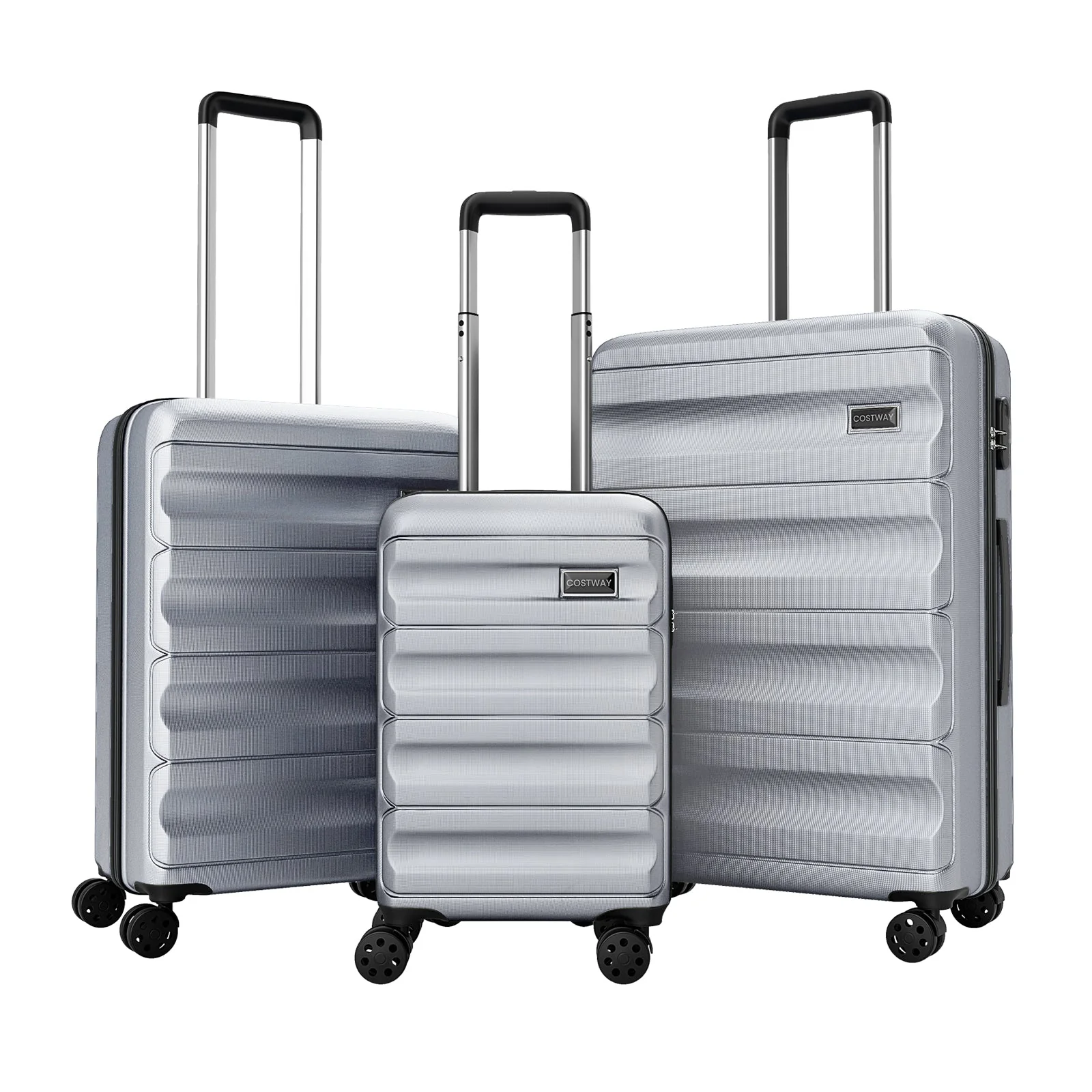 3-Piece Hardside Luggage Set 20/24/28 Inch Lightweight Hardside Suitcases - Image 11