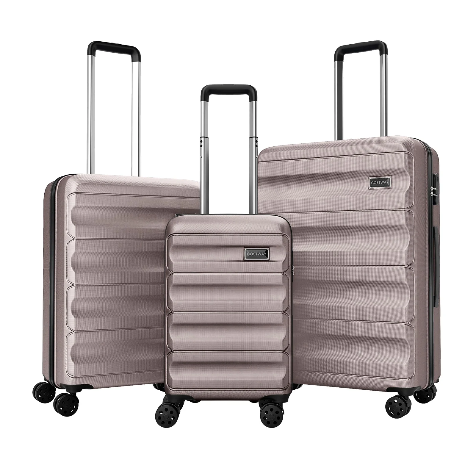 3-Piece Hardside Luggage Set 20/24/28 Inch Lightweight Hardside Suitcases - Image 27