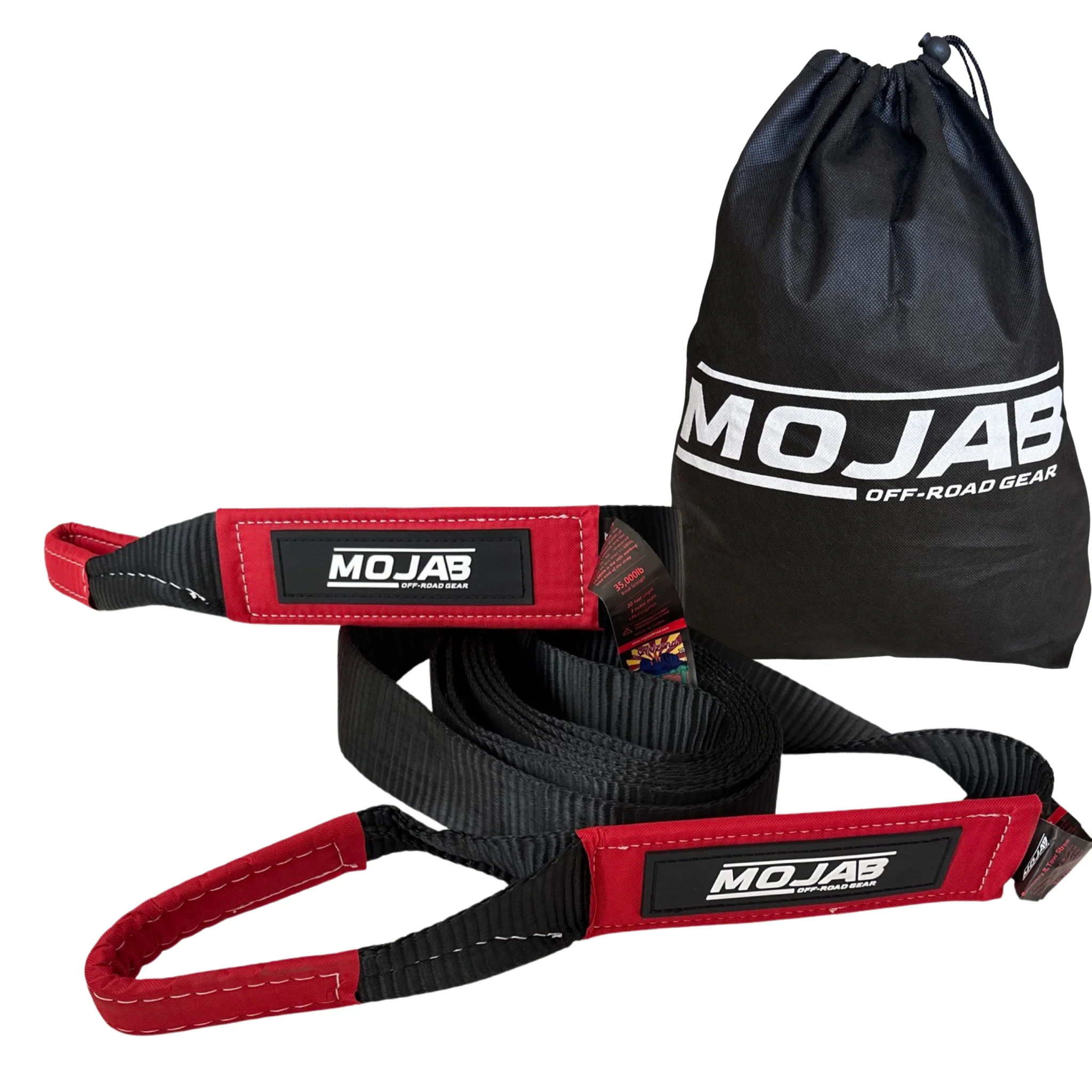 3'' x 20' Tow Strap / Winch Strap (Lifetime Warranty) - Image 4