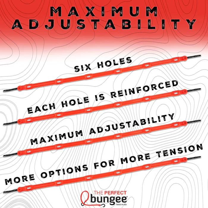 36" Perfect Bungee Adjust-a-Strap Adjustable Bungee Strap (4 Pack) - Image 7