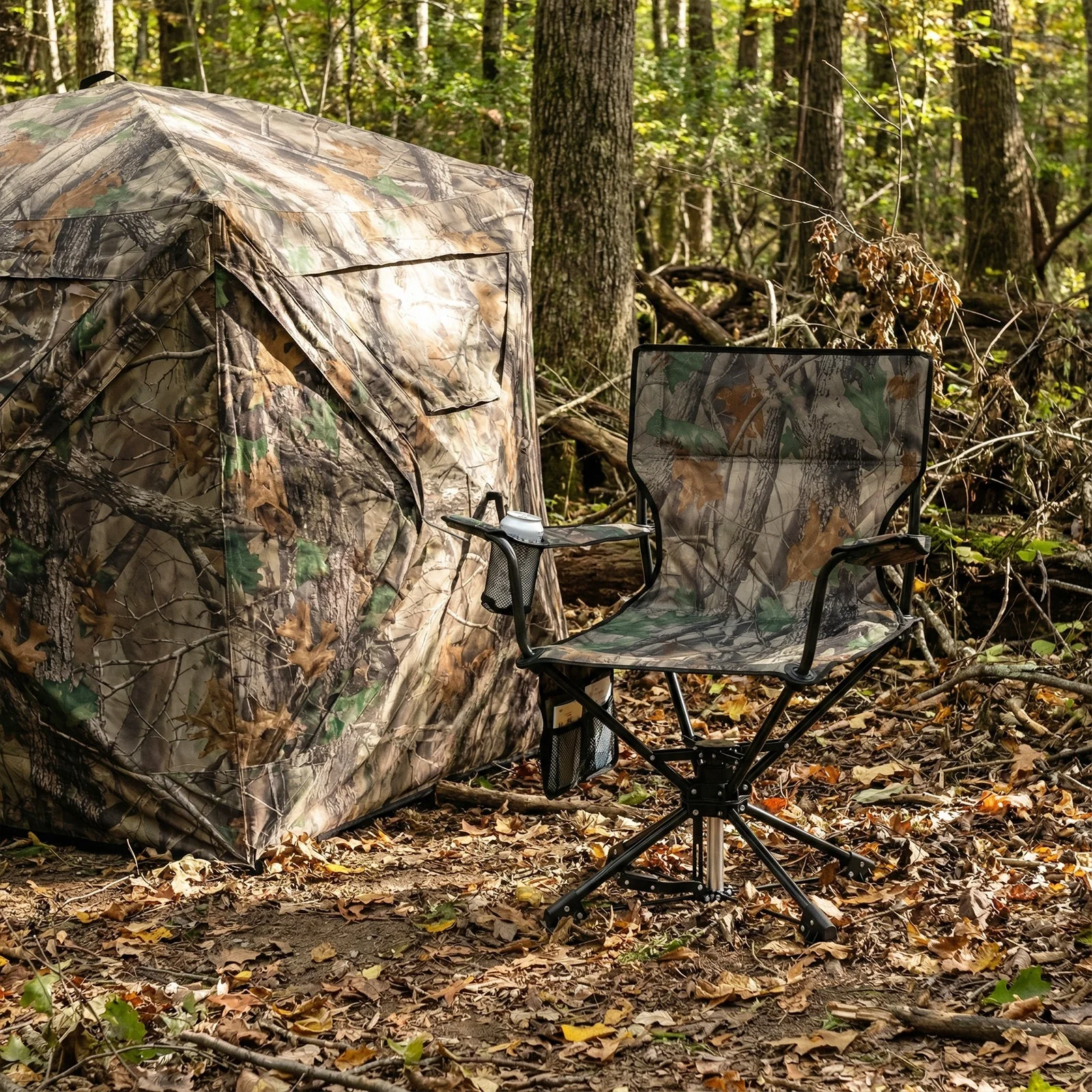 360° Swivel Hunting Chair Portable Foldable - Image 18
