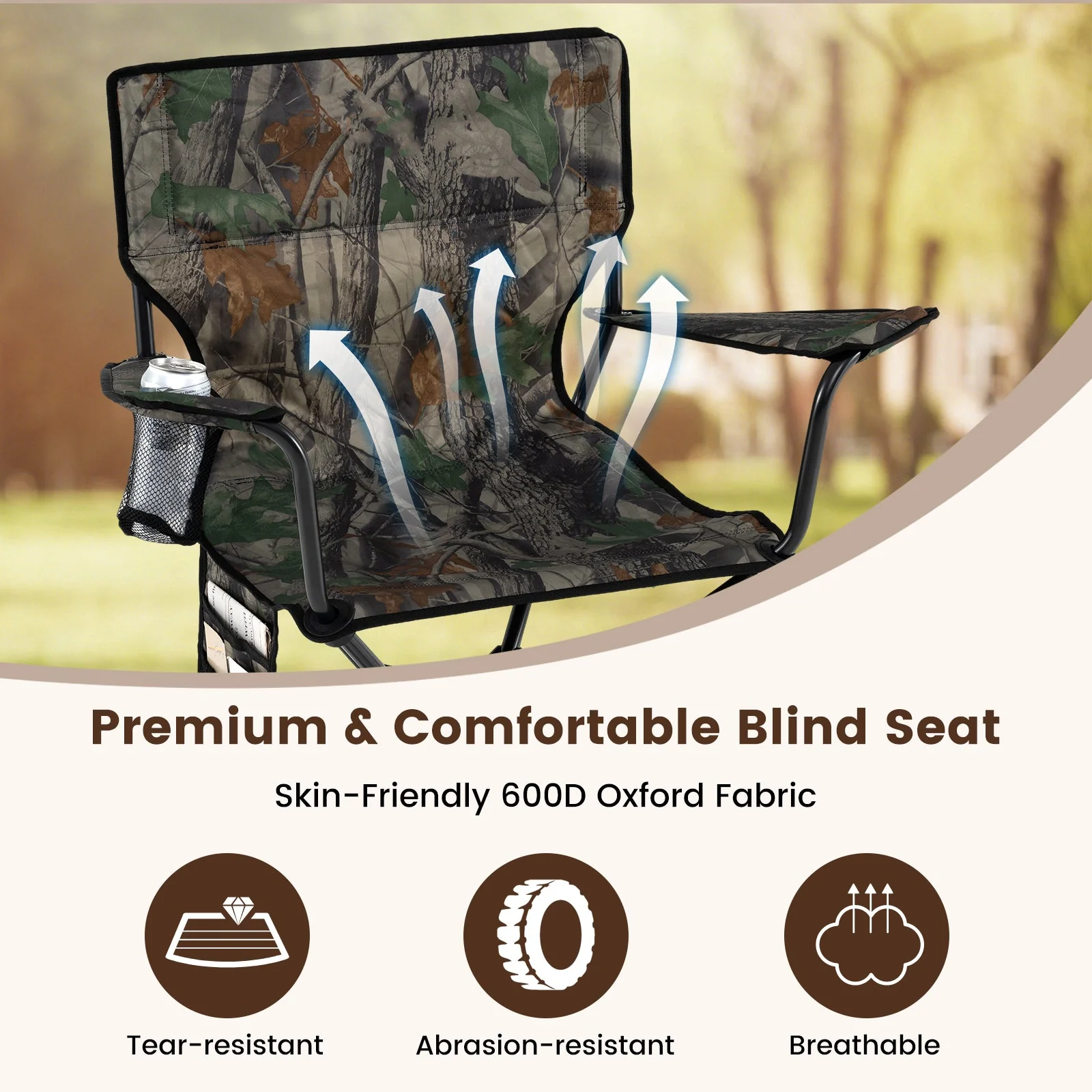 360° Swivel Hunting Chair Portable Foldable - Image 23