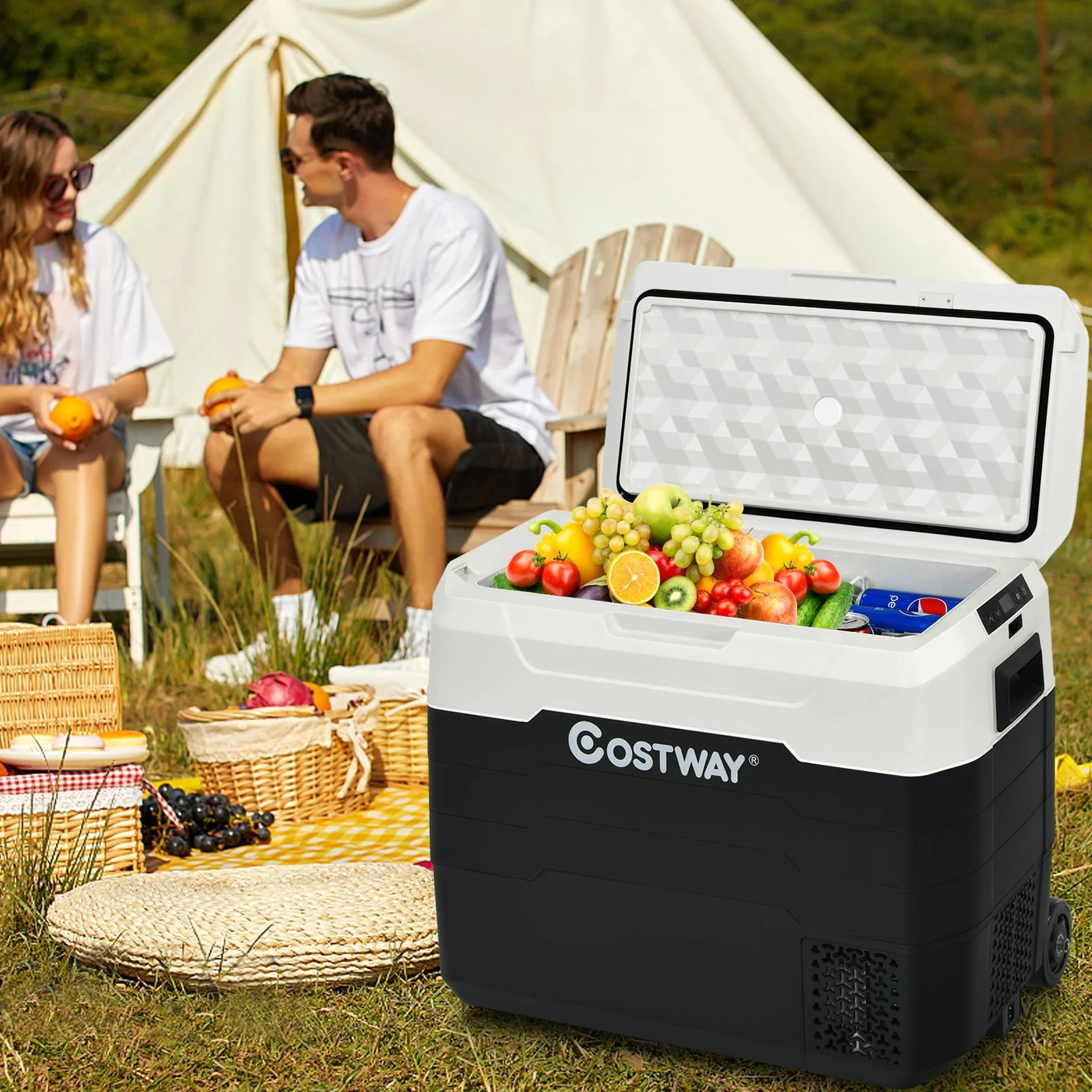 42 QT Portable Dual-Zone Car Refrigerator - Image 12