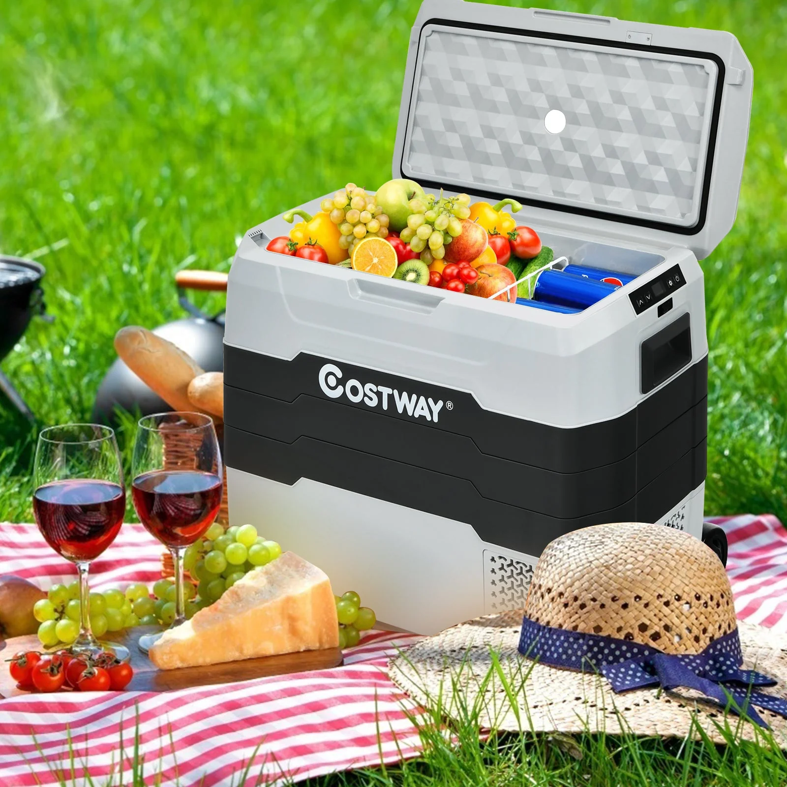 42 QT Portable Dual-Zone Car Refrigerator - Image 2
