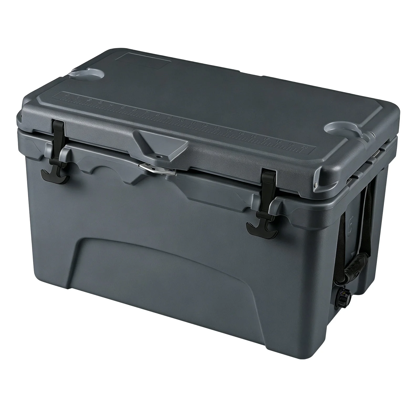 45 Quart Portable Hard Cooler Insulated Ice Chest Keeps Cool for up to 6 Days - Image 2