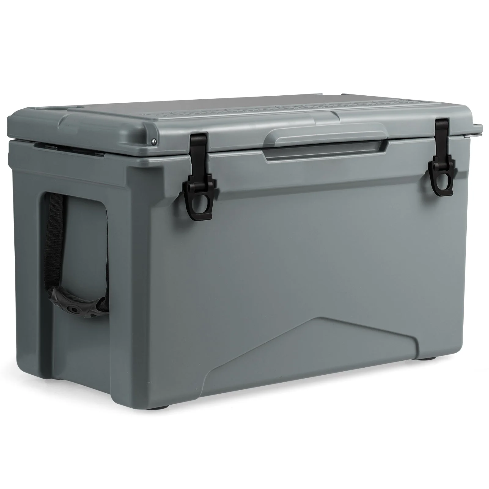 50 QT Rotomolded Cooler Insulated Portable Ice Chest with Integrated Cup Holders - Image 2