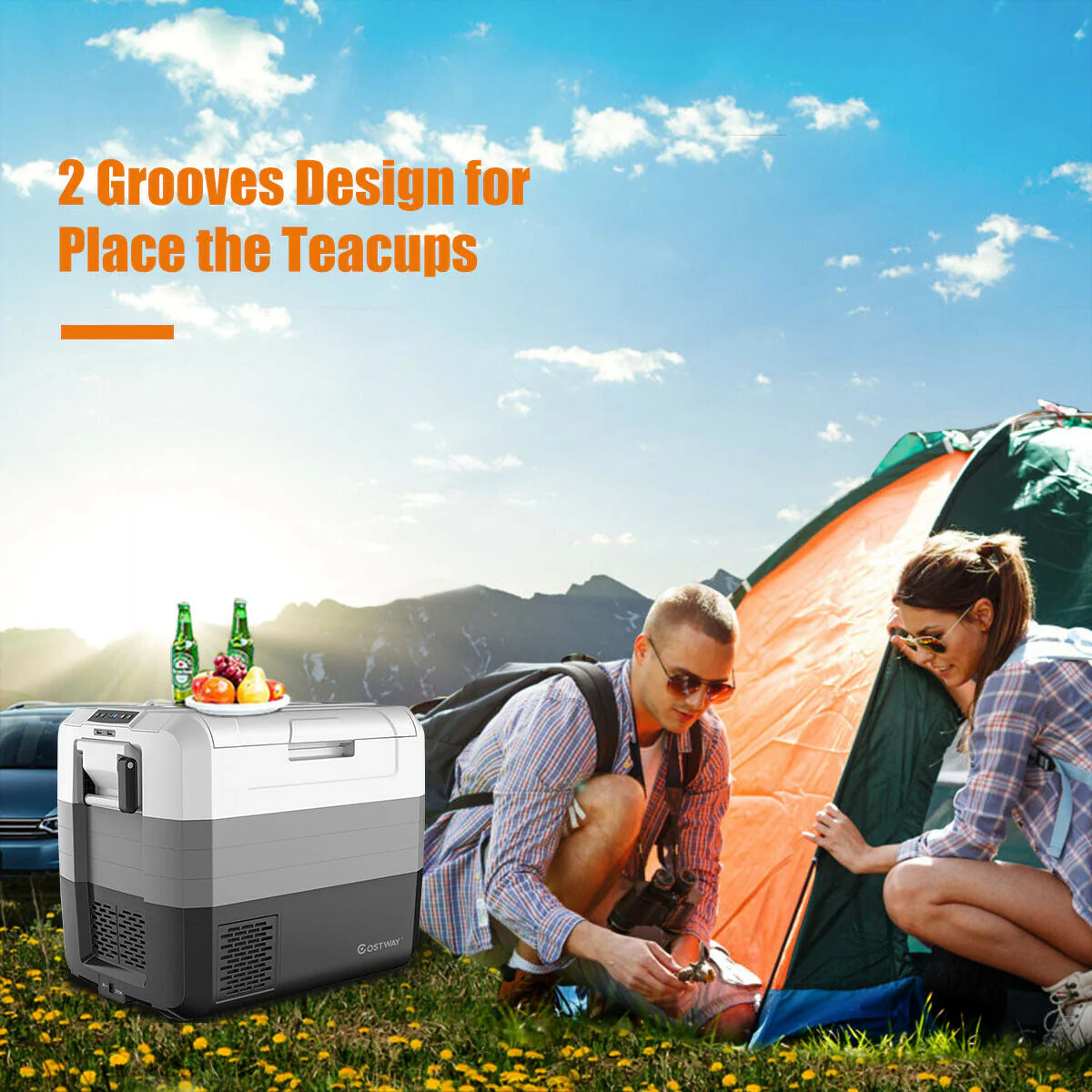 58 Quart Portable Electric Camping Car Cooler - Image 10