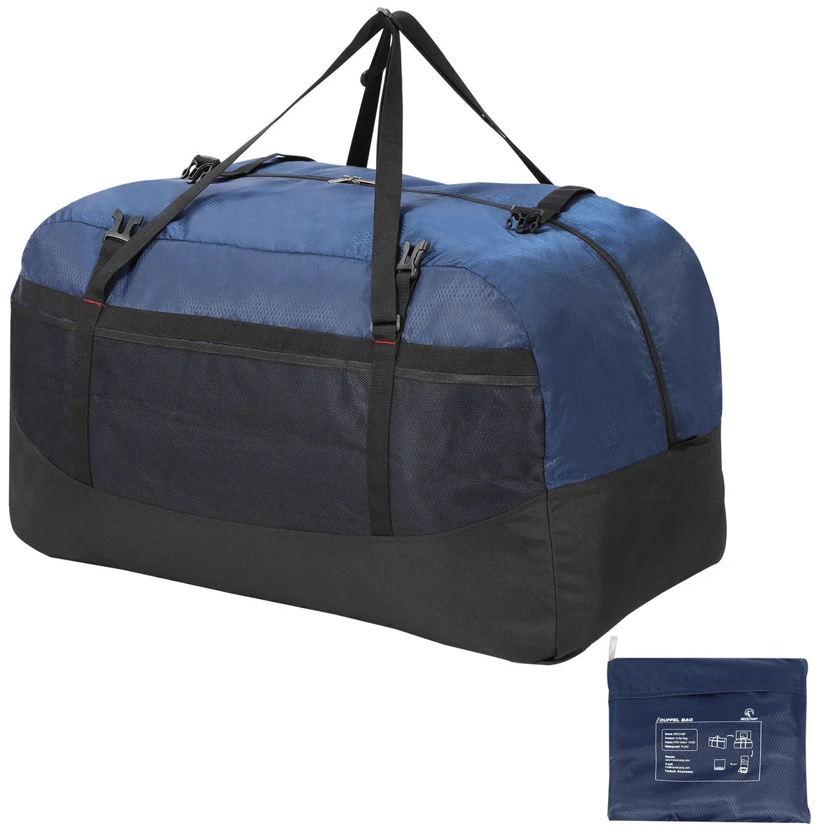 60/75/96L/100L Large Foldable Travel Bag Lightweight Sports Bag - Image 26