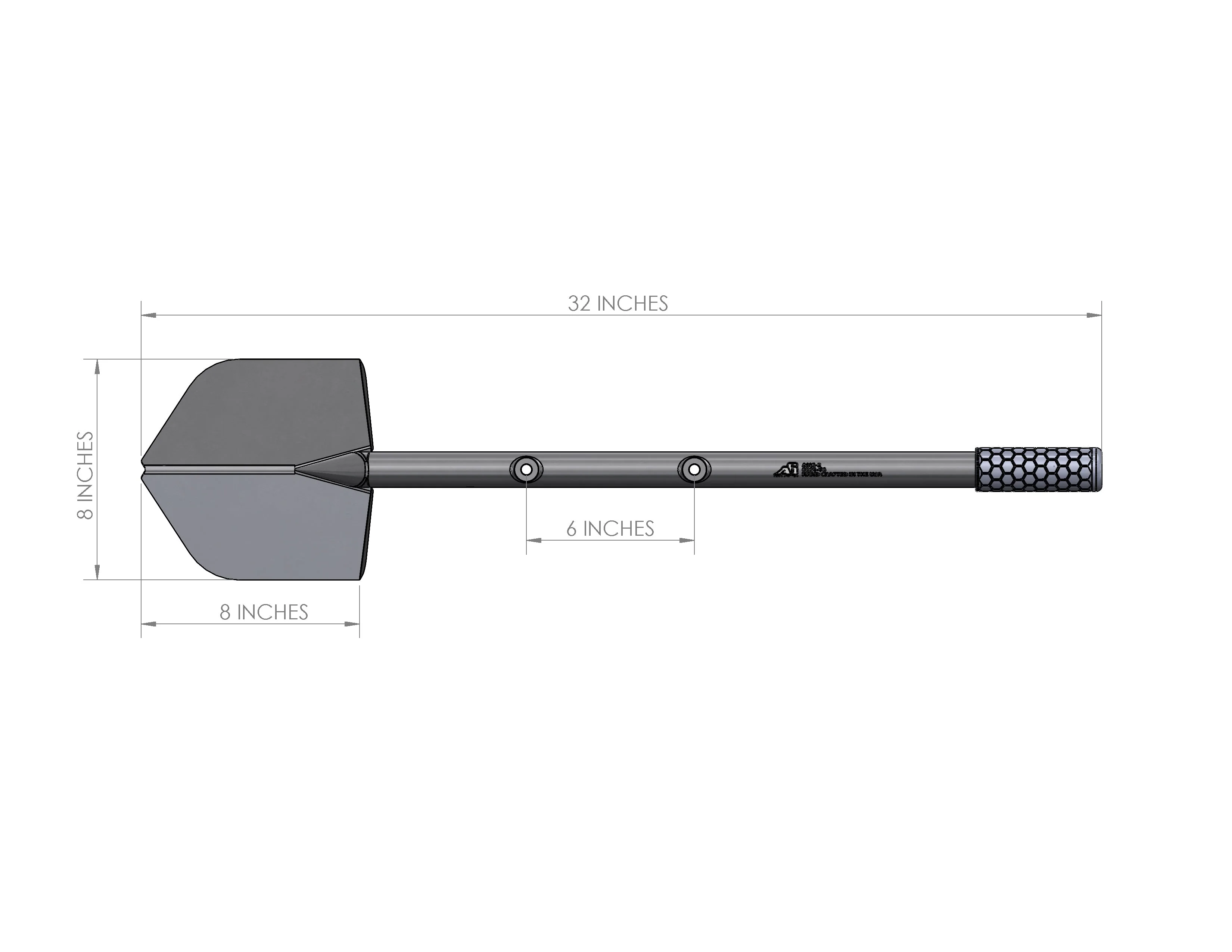 Agency 6™ LONG SHOVEL - Orange - Image 3
