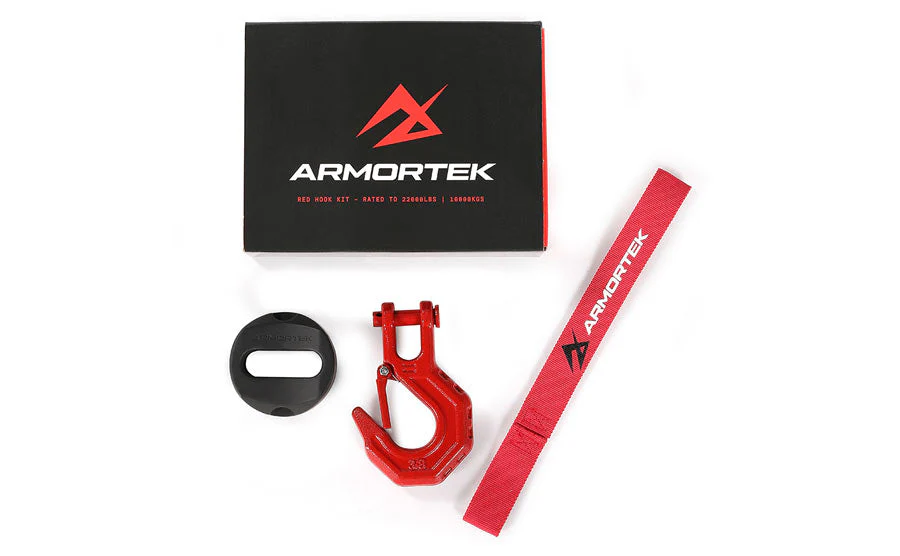 Armortek Red Hook Kit for 1/2" Rope - Rated 22000lbs - Image 2