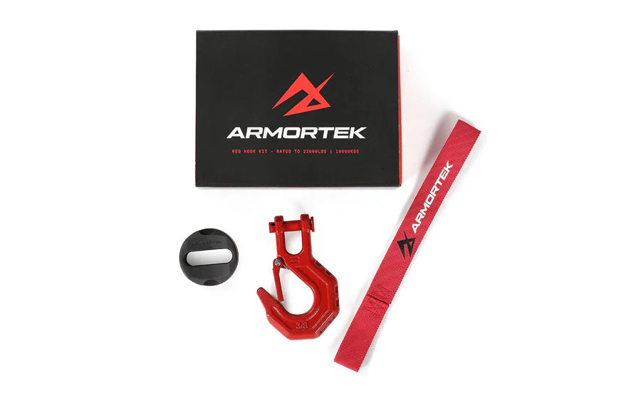 Armortek Red Hook Kit for 5/16 to 7/16" Rope - Rated 22000lbs - Image 2