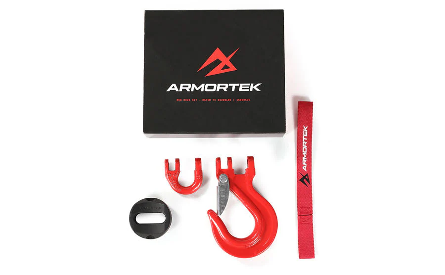 Armortek Red Hook Kit for 9/16" Rope - Rated 35200lbs - Image 2