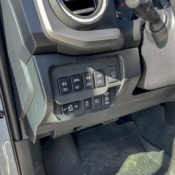Base Switch Panel for 4 Short Switches (Tacoma Double Cab) - Image 4