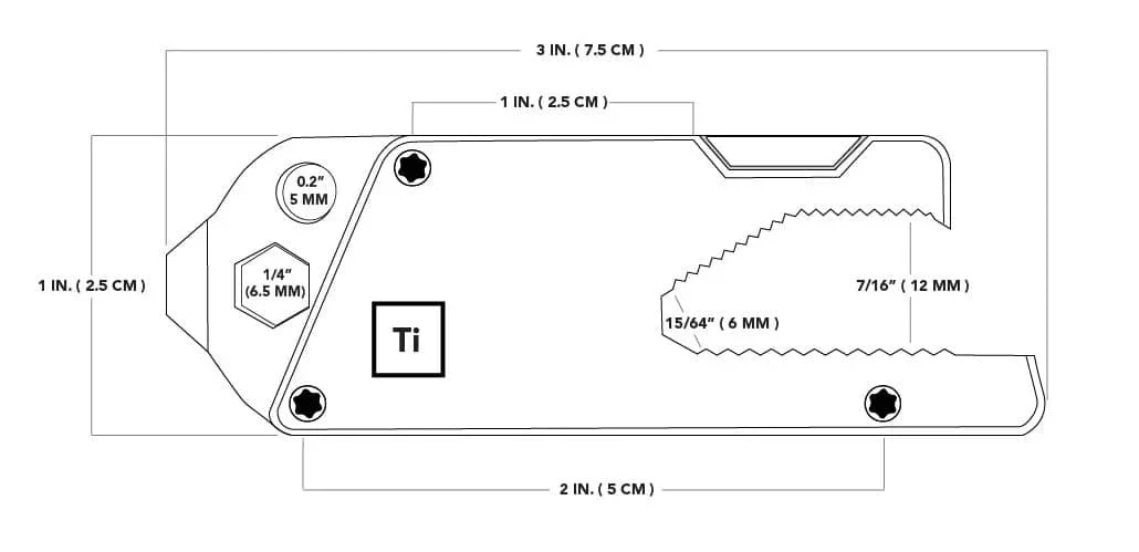 Big Idea Design Titanium Pocket Tool - Image 5