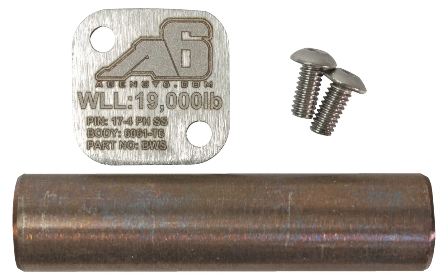 Billet Winch Shackle - Earth Grey - Image 5