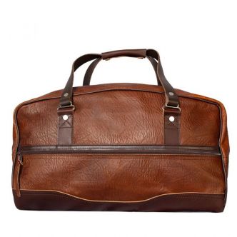 Bison Leather Weekender Duffel - Image 3