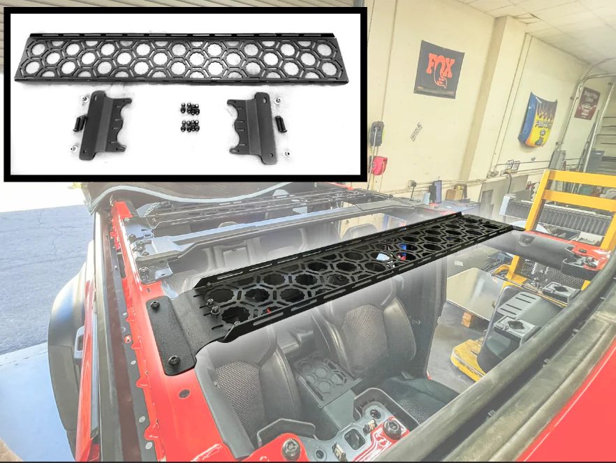Bronco Raptor 2022 + Inside Roof Mount (across front seats with short front panel) by Adapt-A-Panel - Image 5