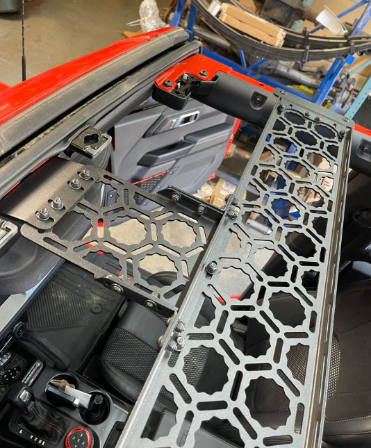 Bronco Raptor 2022 + Inside Roof Mount (across front seats with short front panel) by Adapt-A-Panel - Image 7