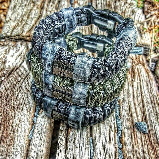 Bug Out Bracelet - Paracord Bracelet, Survive Offgrid with 30 item last ditch effort kit. - Image 7
