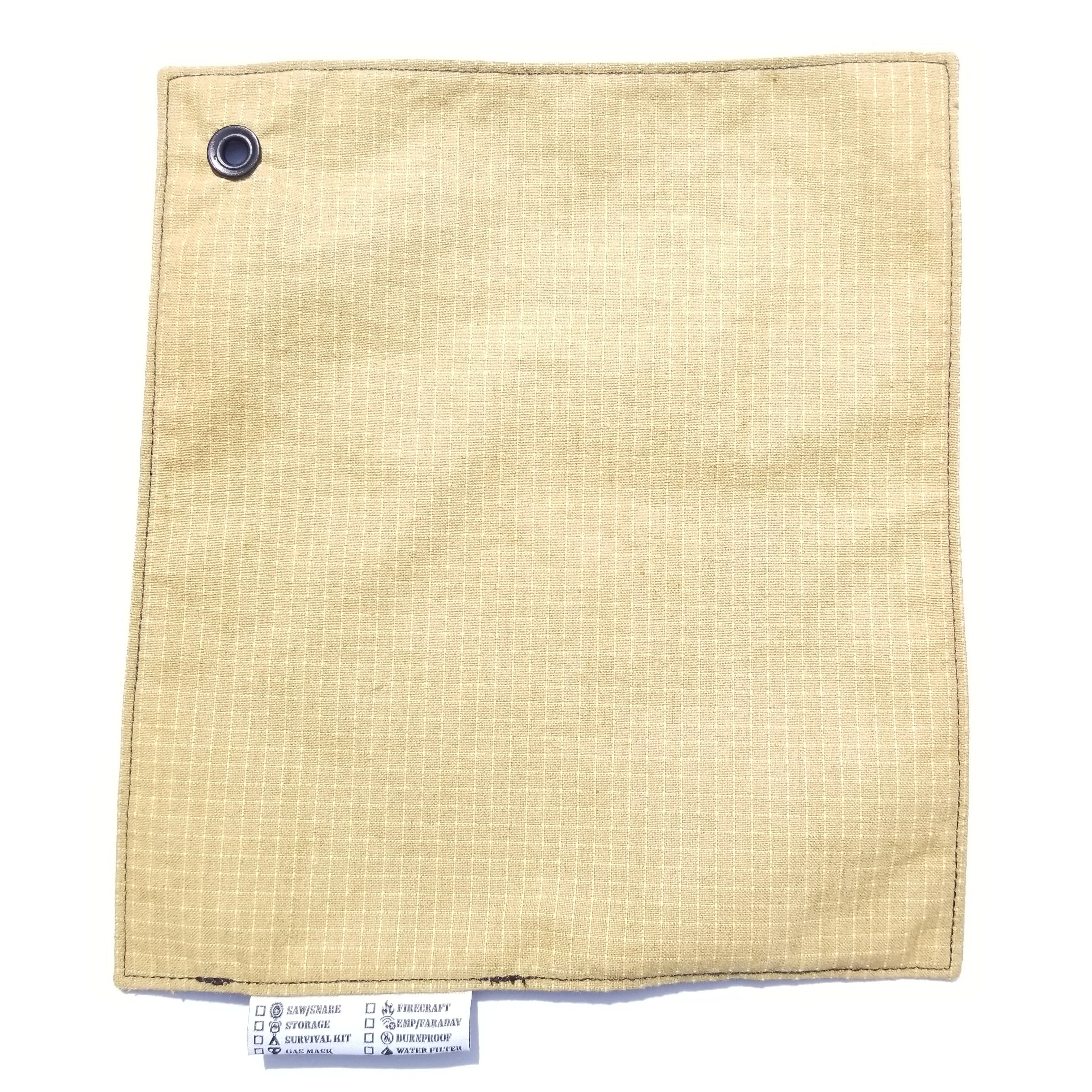 Camp Rag - Burn Proof Work Cloth built from Durable Kevlar Fabric w/ Lanyard Grommet. - Image 32