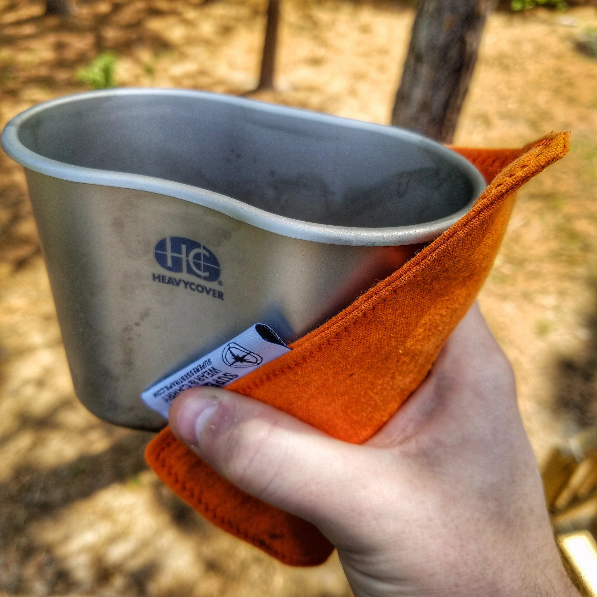 Camp Rag - Burn Proof Work Cloth built from Durable Kevlar Fabric w/ Lanyard Grommet. - Image 4