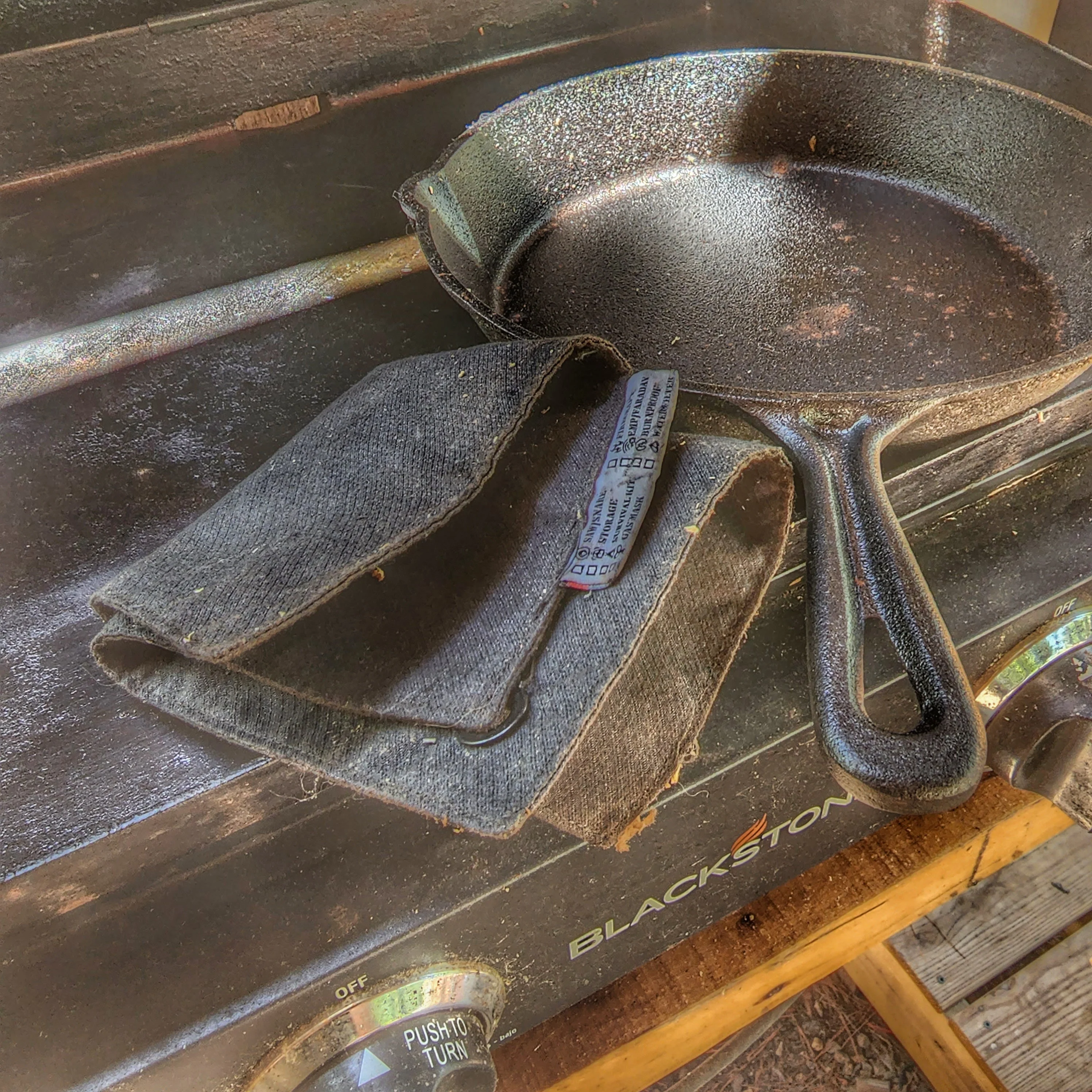 Camp Rag - Burn Proof Work Cloth built from Durable Kevlar Fabric w/ Lanyard Grommet. - Image 45