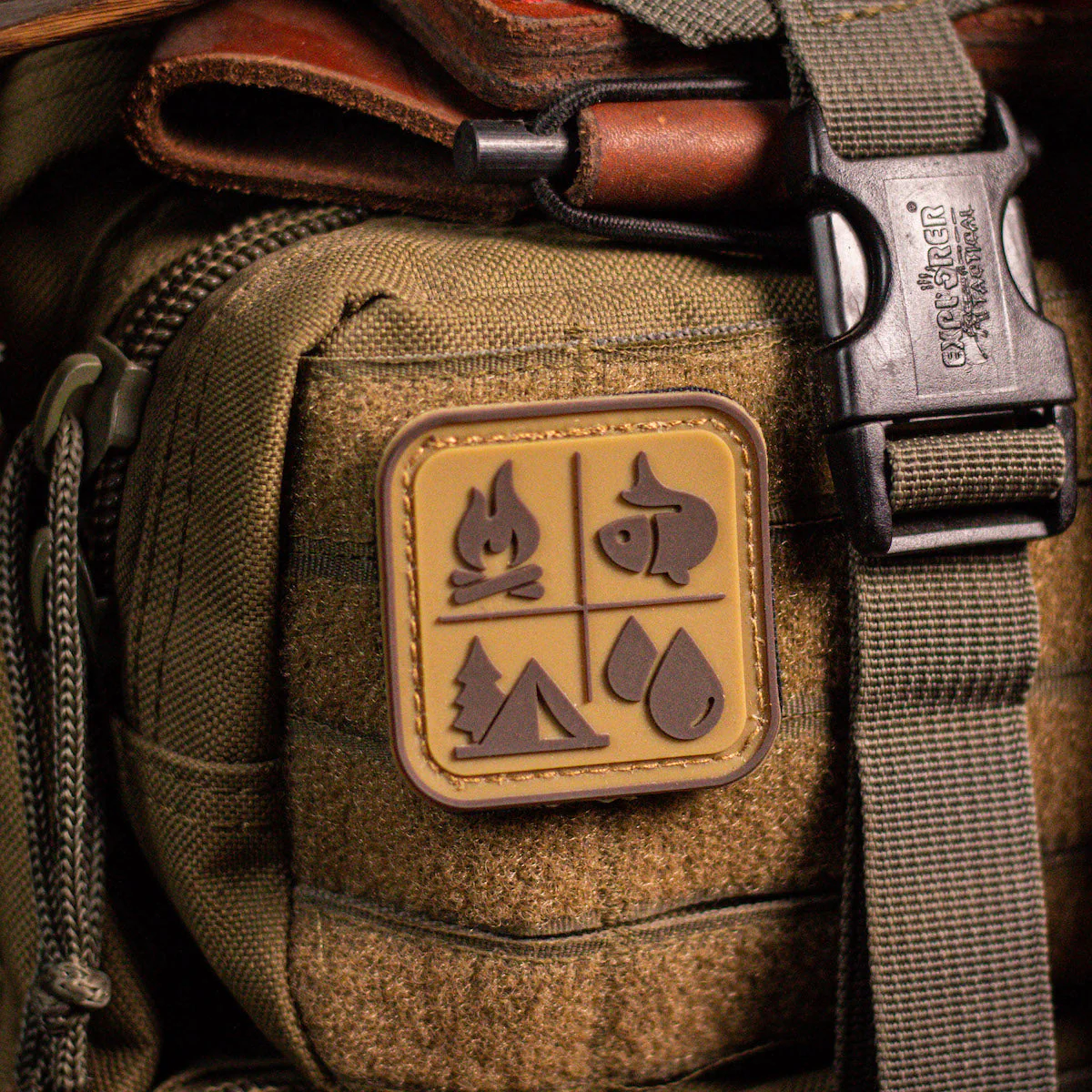 Camping / Adventure Patch: Tan - Image 2