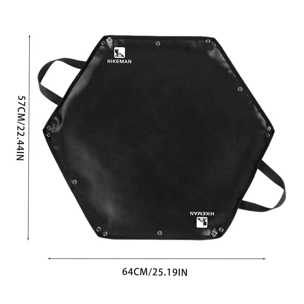 Camping Fireproof Mat Hexagonal Folding Heat Resistant Flame Retardant Insulation Pad Stove Anti Flame Padding Camping Supplies - Image 3