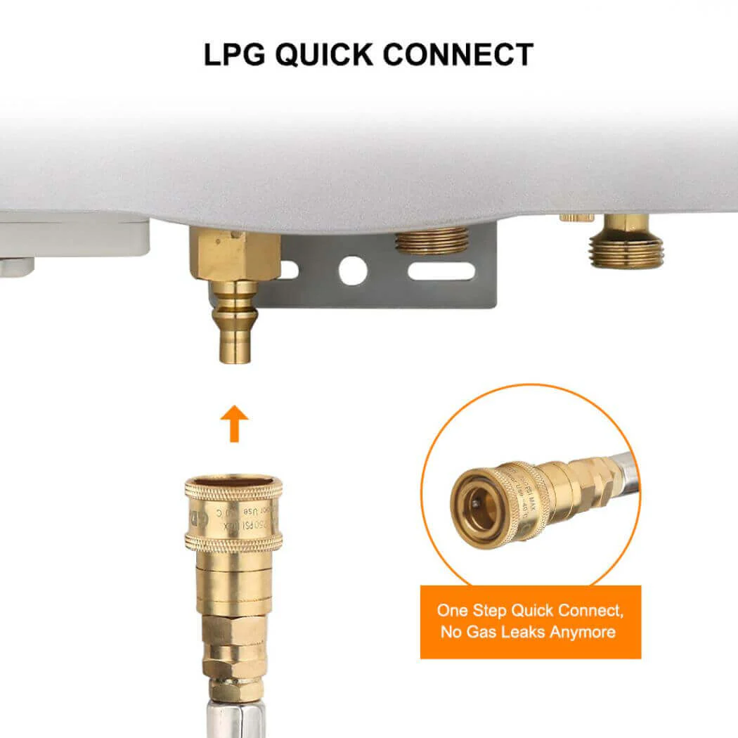 Camplux AY132GMAX Portable Propane Water Heater With Stand - Image 6
