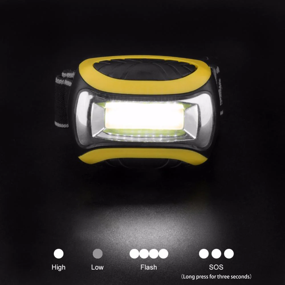 COB LED Headlamp  Frontal 4 Mode Energy Saving Flashlight Linterna For Outdoor Sports  Use AAA - Image 4