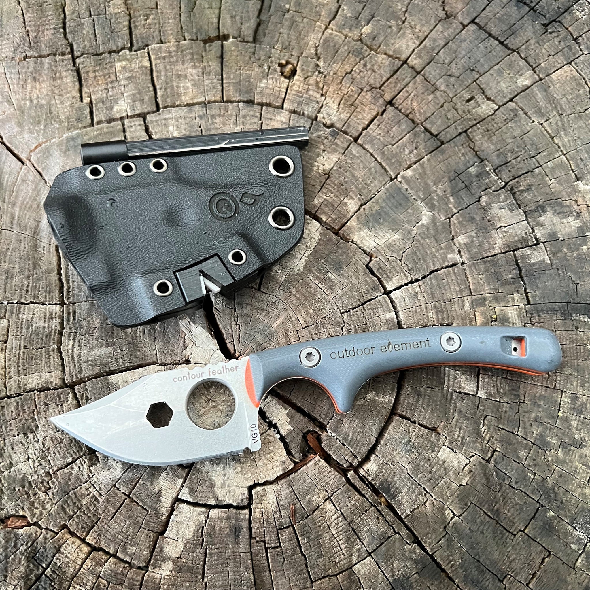 Contour Feather Adventure Survival Knife - Image 4
