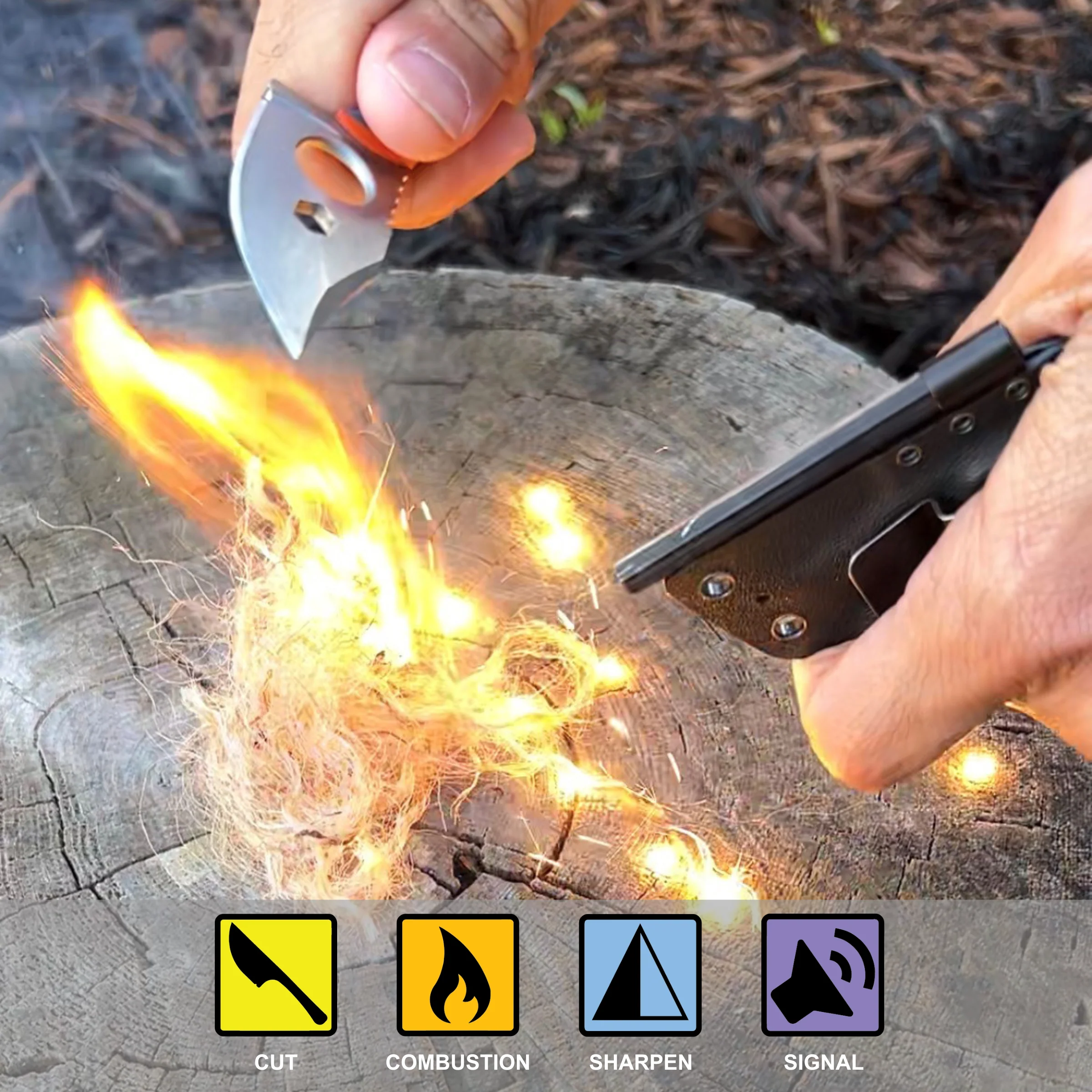 Contour Feather Adventure Survival Knife - Image 5