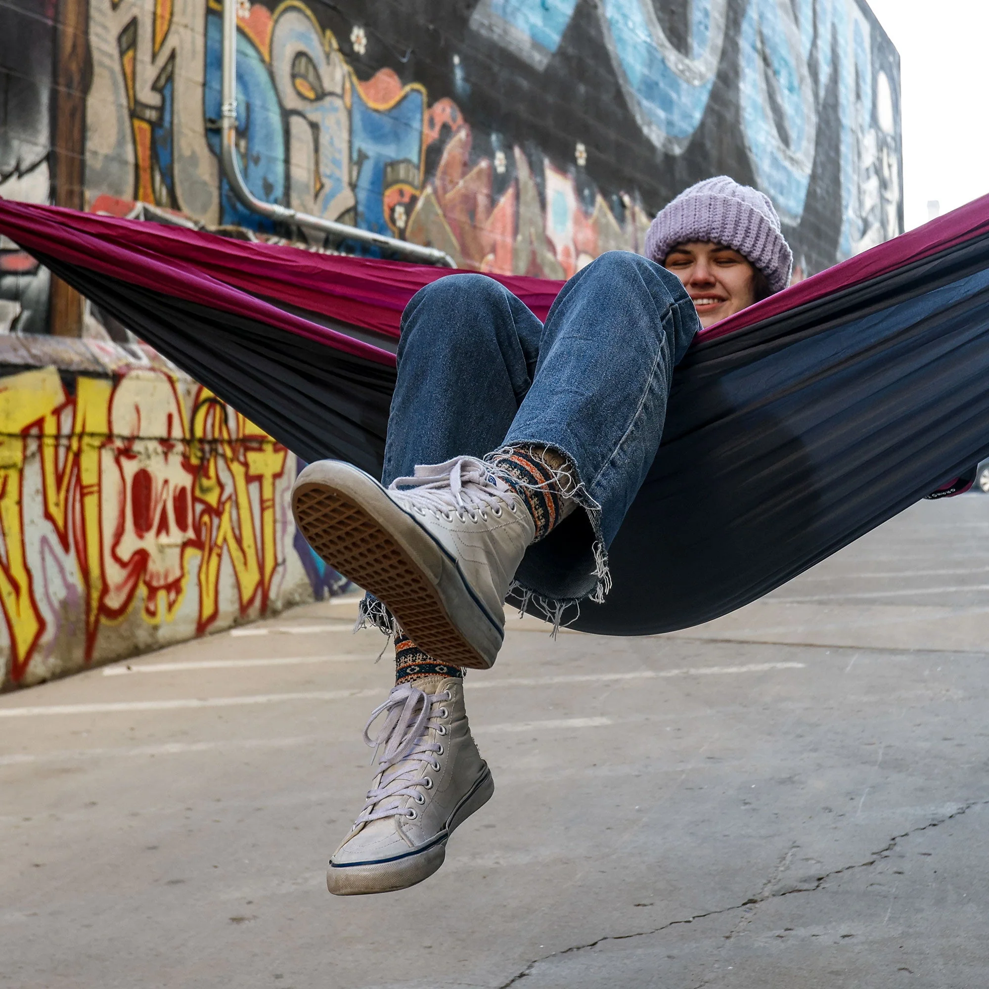 Double Deluxe Hammock w/Straps - Image 4