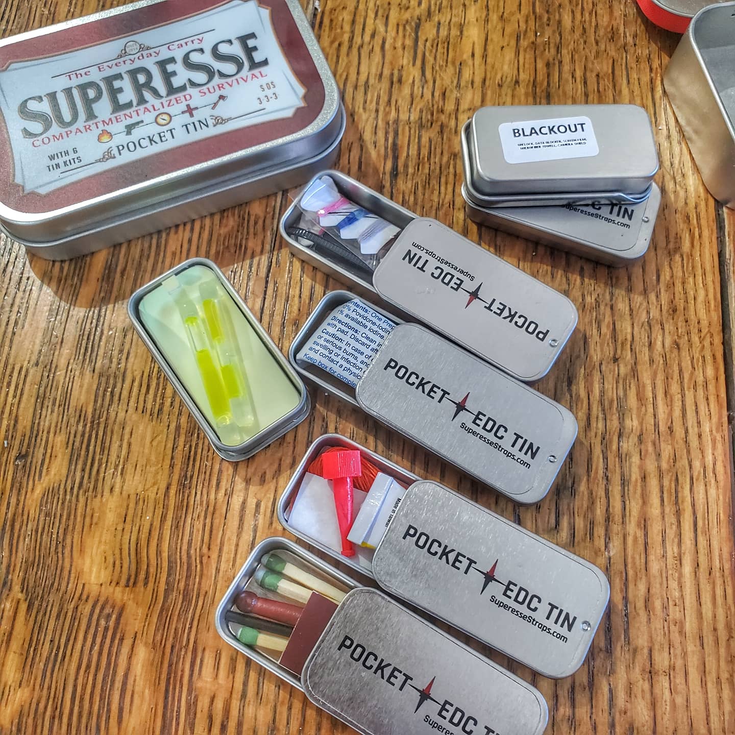EDC Pocket Tin - Compartmentalized Survival Kits - Image 36