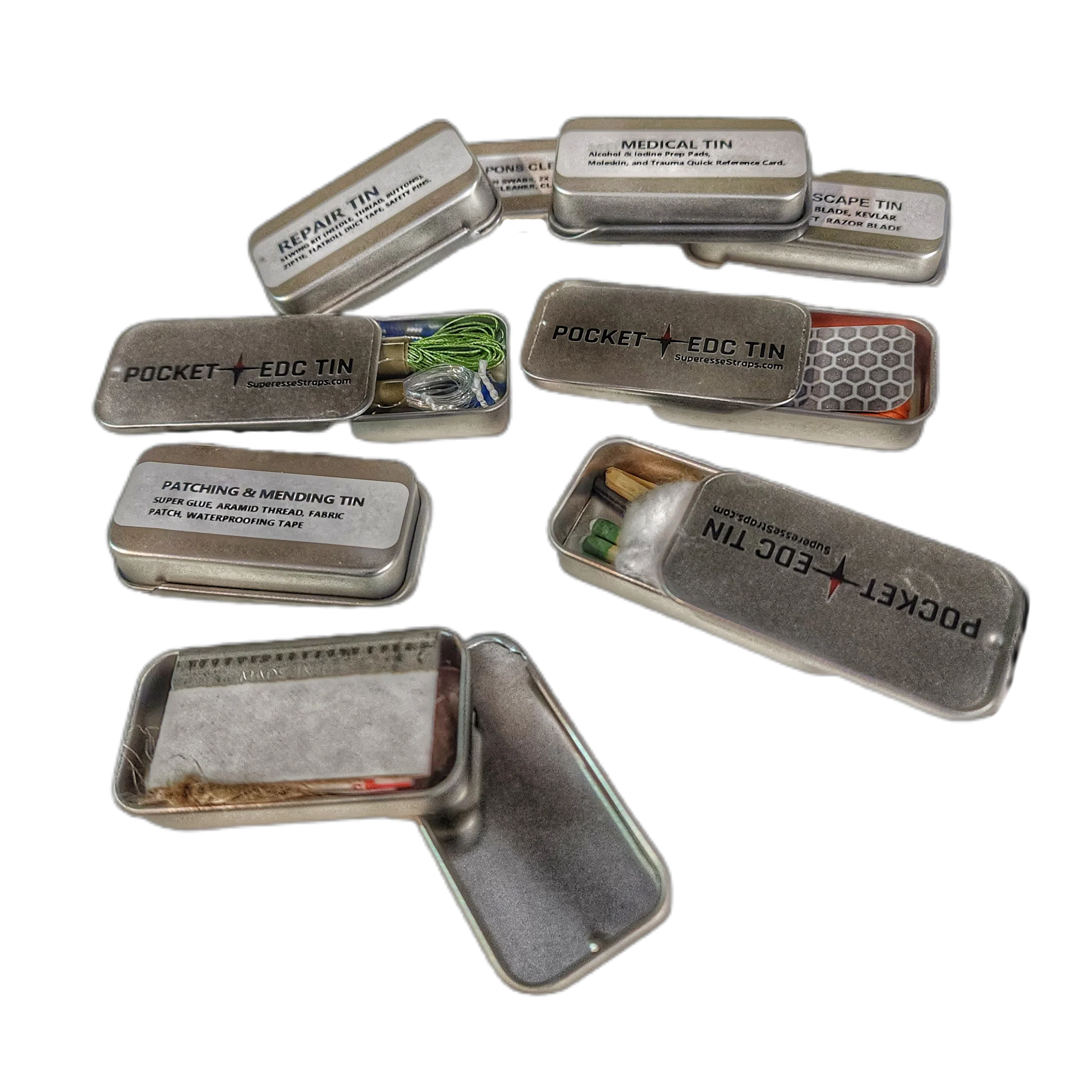 EDC Pocket Tin - Compartmentalized Survival Kits - Image 61