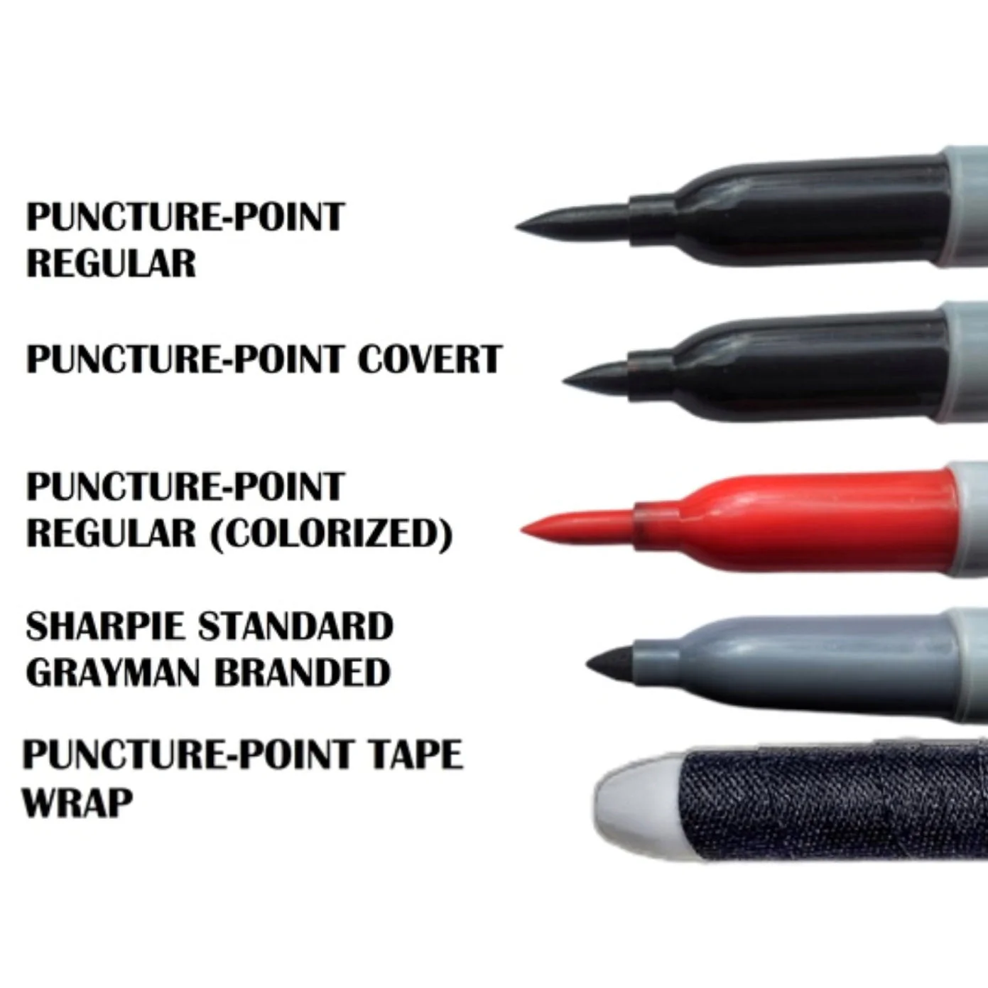 EDC Puncture Markers - Self Defense Marker and/or Grayman Sharpie - Image 47