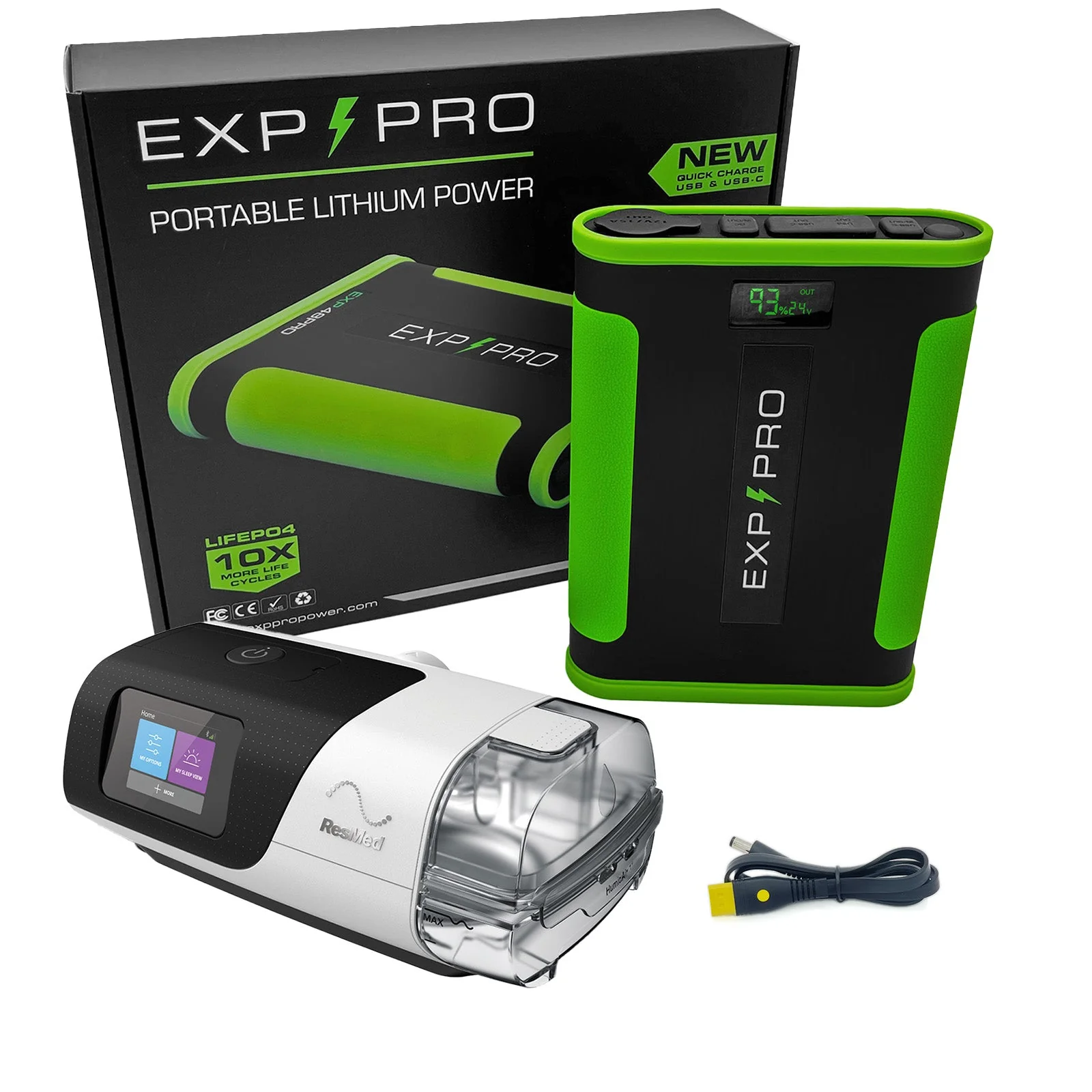 EXP48PRO APEX Battery (CPAP DC Cord Included) - Image 10