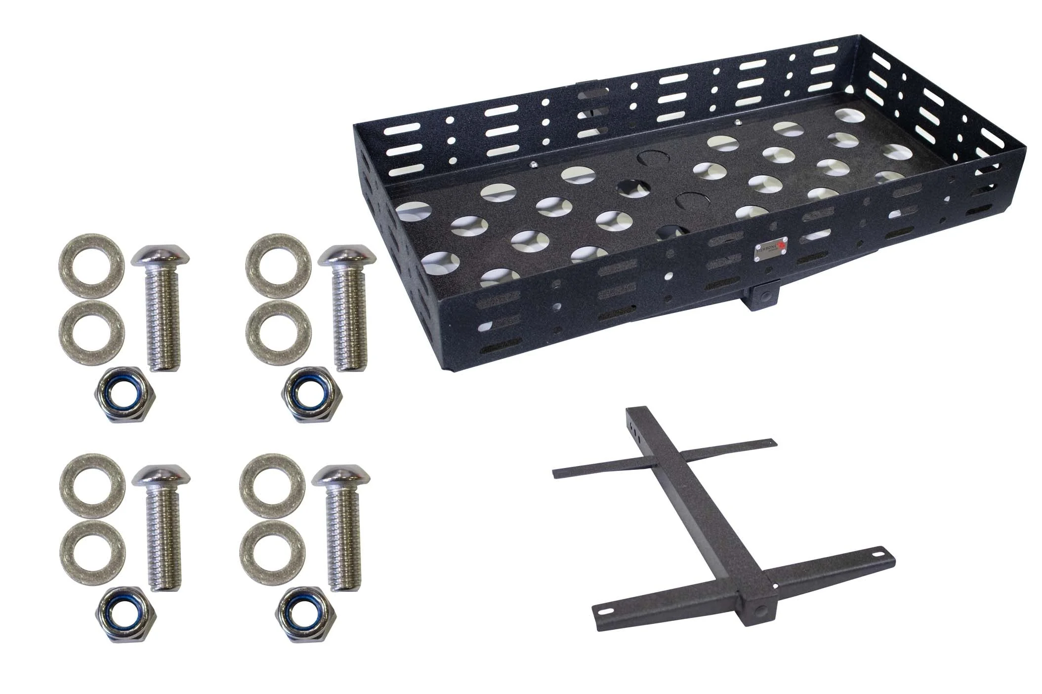 Fishbone Offroad 2 in. Hitch Cargo Basket FB21300 - Image 2