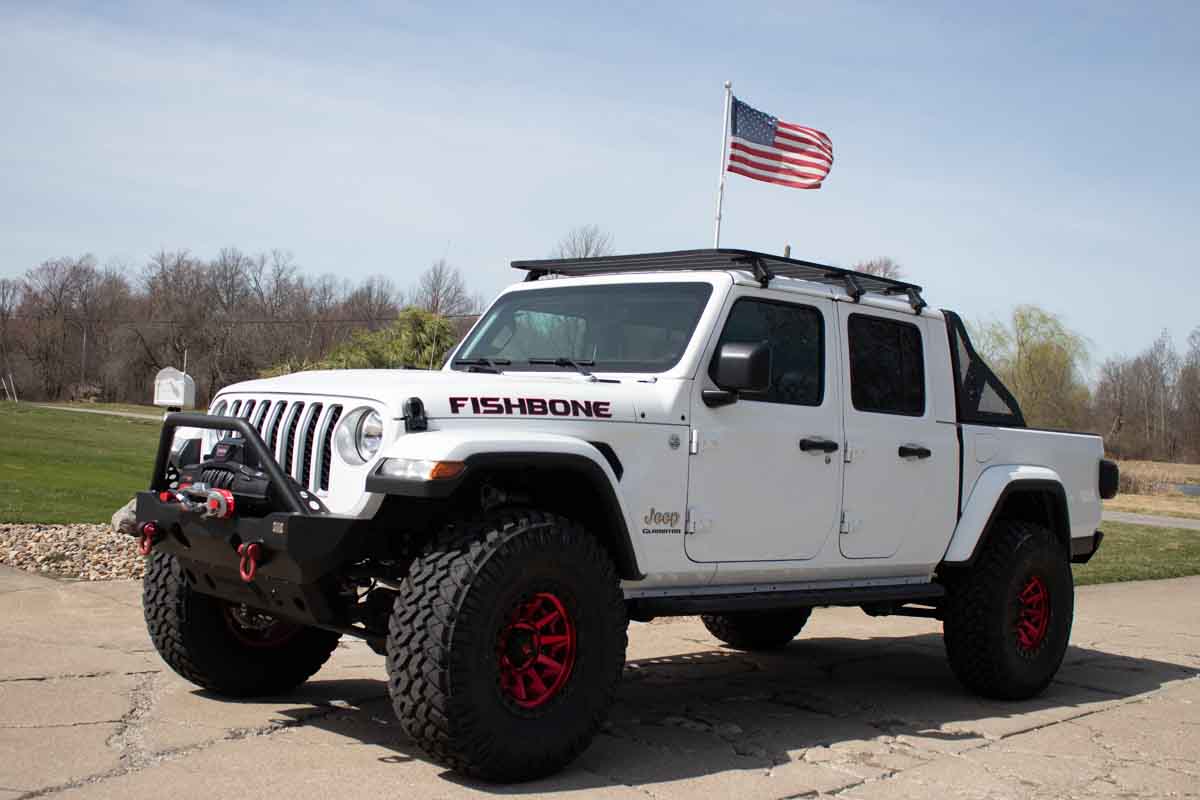 Fishbone Offroad Chase Rack & Molle Window Panel for 2020 & Up Jeep Gladiator FB21246 - Image 12