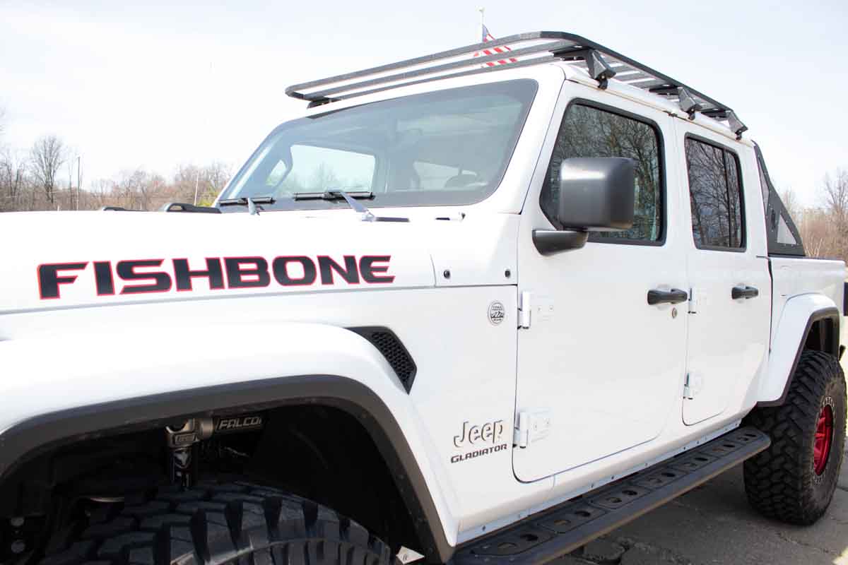 Fishbone Offroad Chase Rack & Molle Window Panel for 2020 & Up Jeep Gladiator FB21246 - Image 18