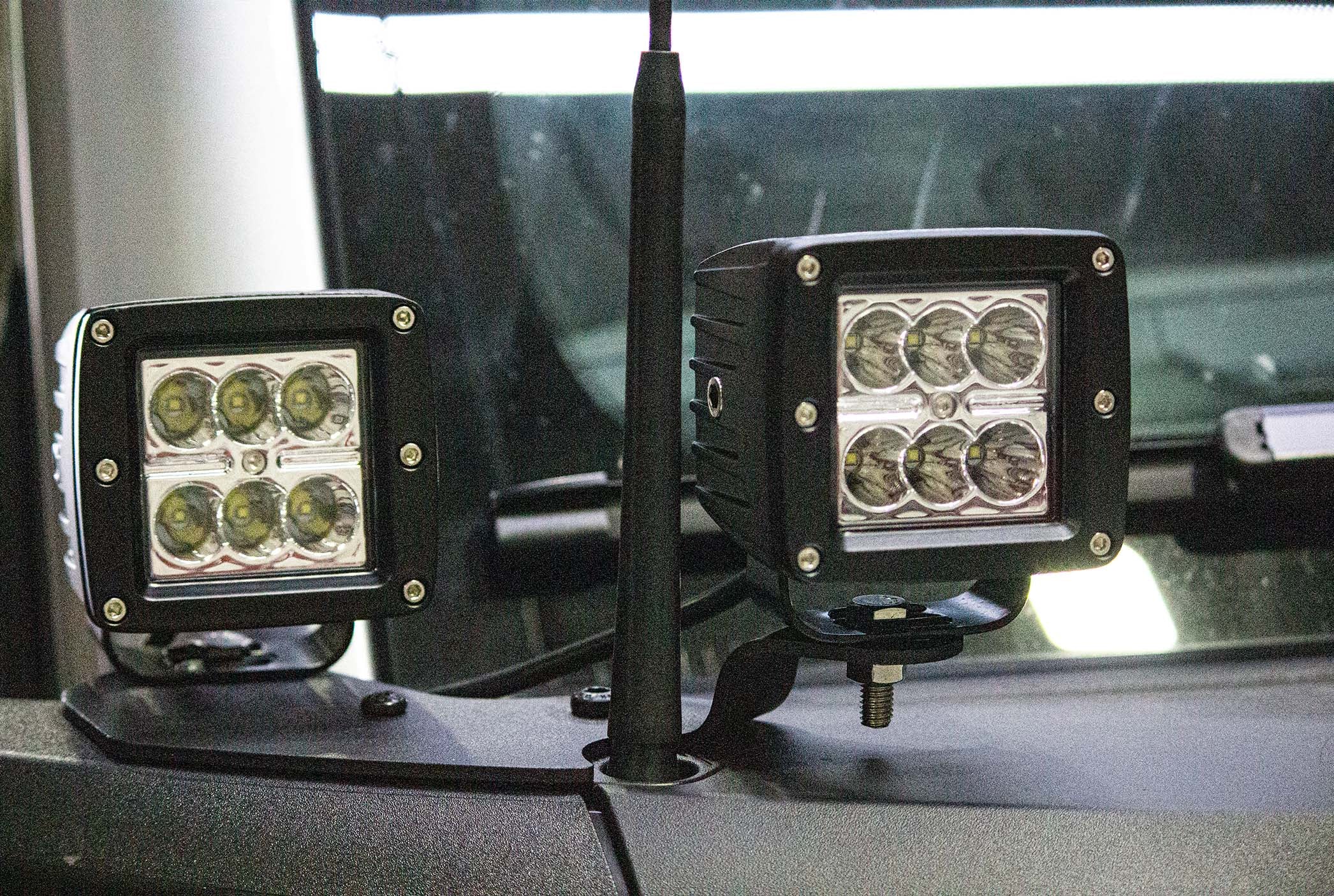 Fishbone Offroad Cowl Pod Light Bracket Set for 2022 & Up Ford Bronco FB21350 - Image 2