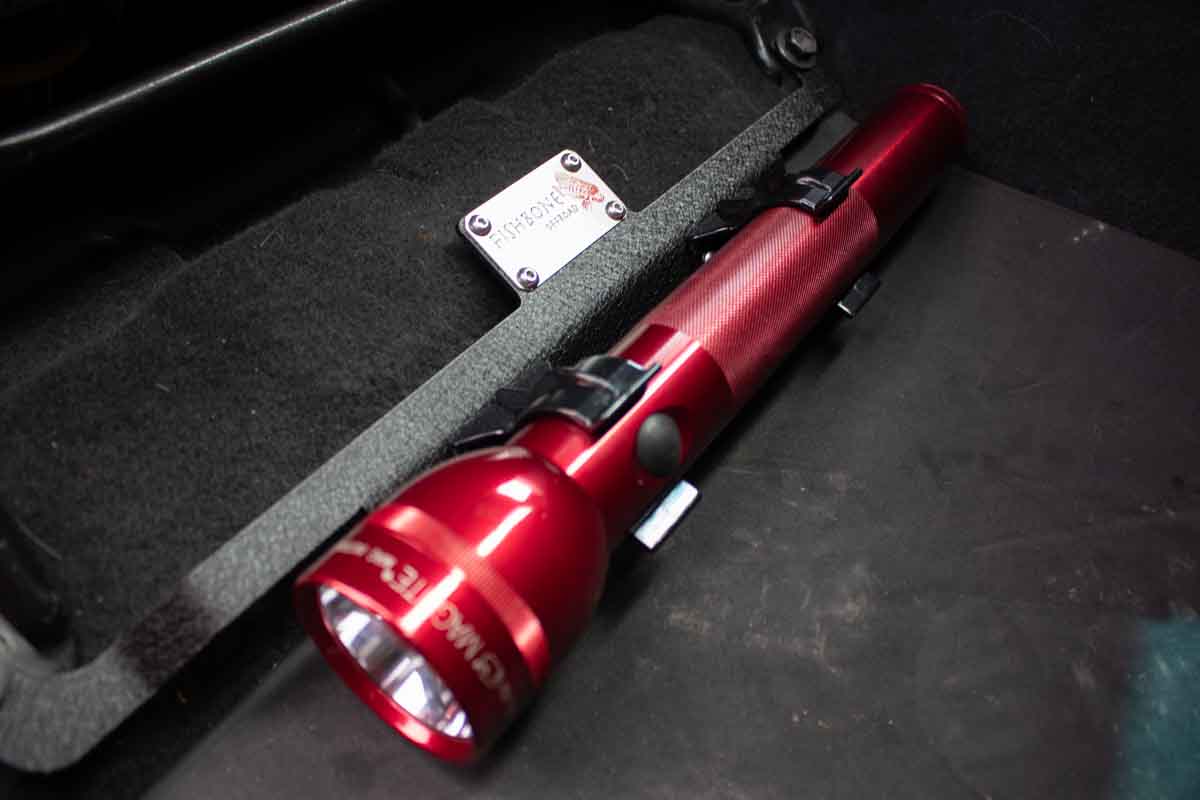 Fishbone Offroad Front Seat Flashlight Mount for 2005-Current Toyota Tacoma FB25315 - Image 2