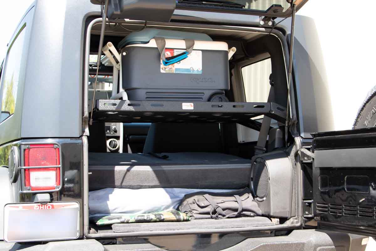 Fishbone Offroad Interior Storage Rack for 2007-2018 Jeep Wrangler FB25218 - Image 2