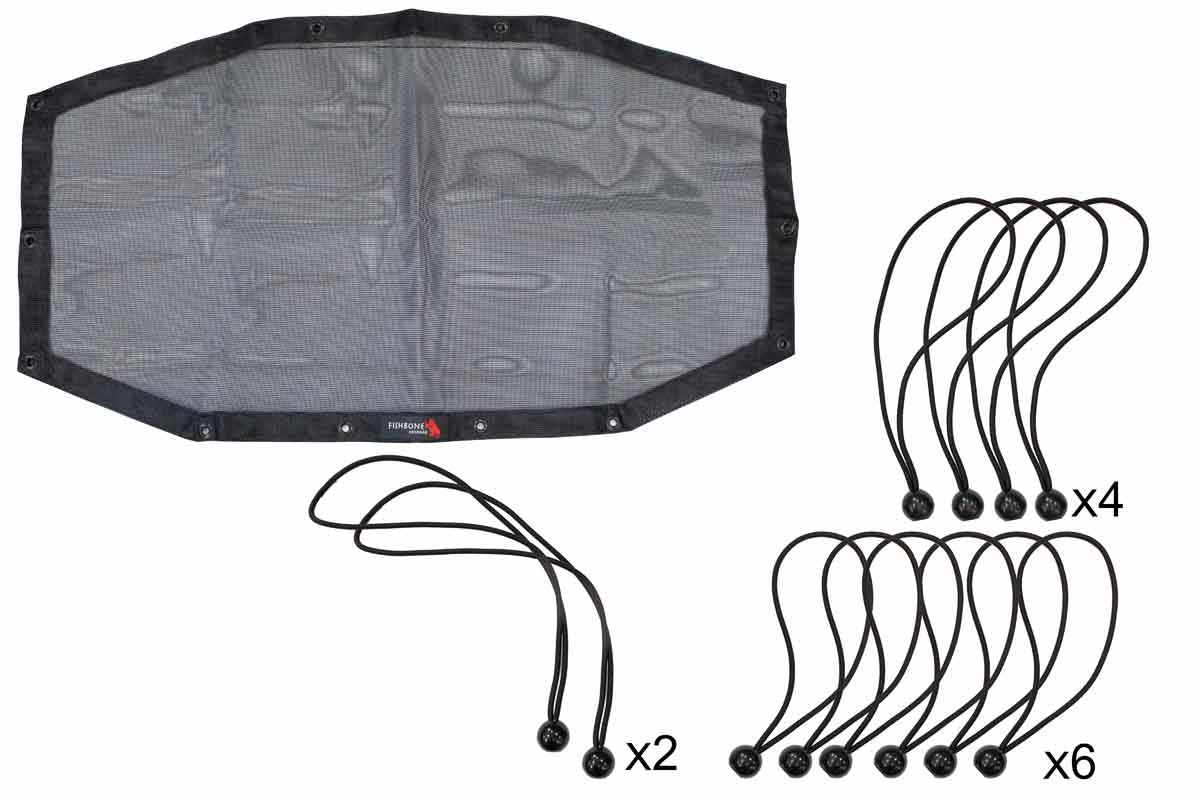 Fishbone Offroad Rear Sun Shade for 2018-Current Jeep Wrangler FB51331 - Image 2