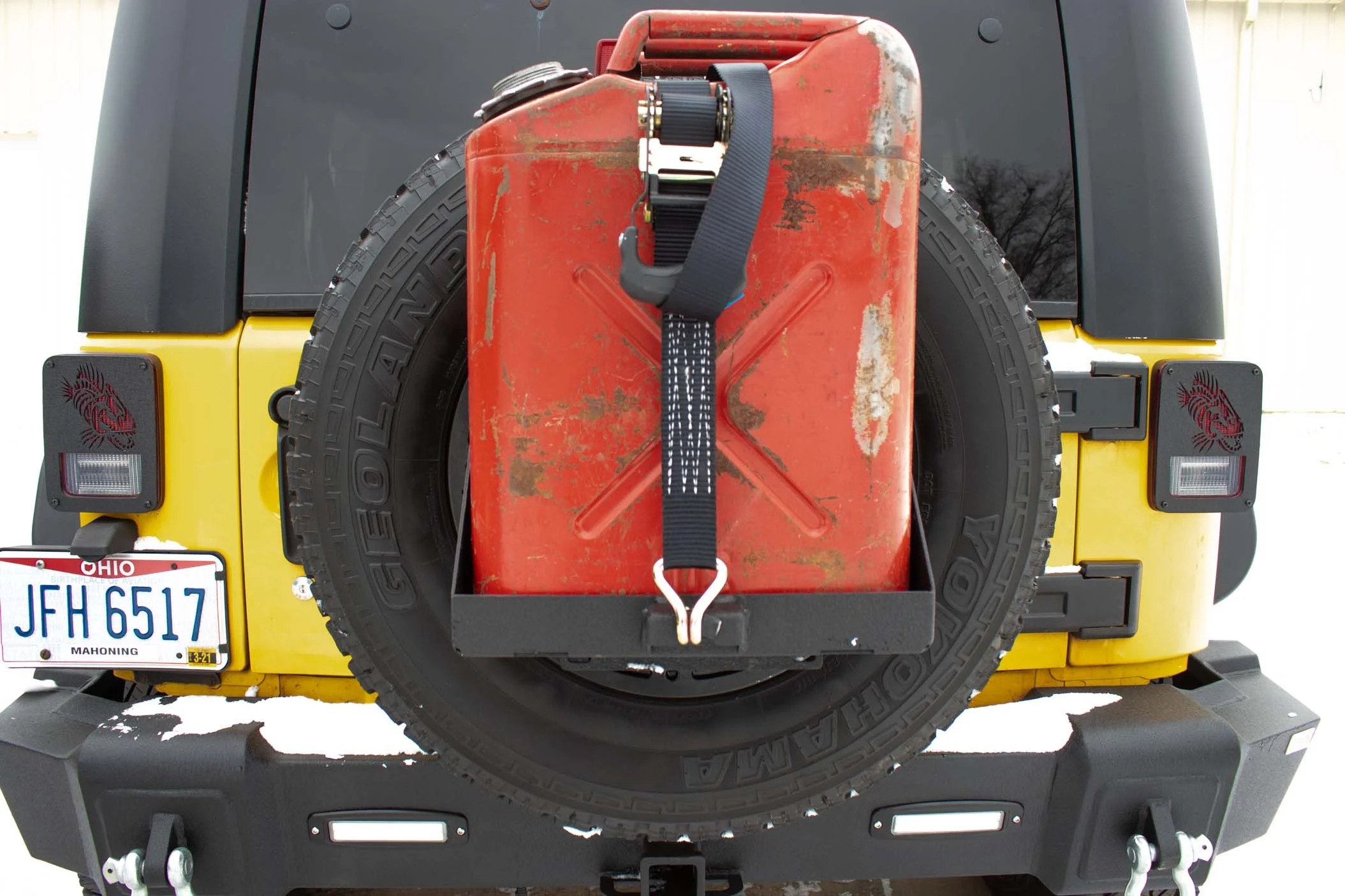 Fishbone Offroad Spare Tire Jerry Can Mount FB21276 - Image 10